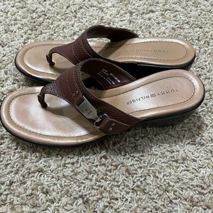 Tommy Hilfiger Brown Sandals 8.5 M